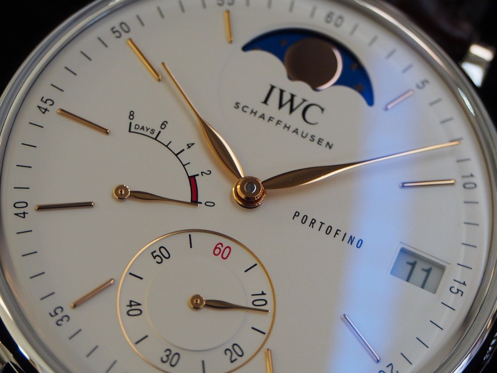 やっとのことでポートフィノの上級モデル入荷！！IWC「ポートフィノ・ハンドワインド・ムーンフェイズ（IW516401）」-IWC -P1120323