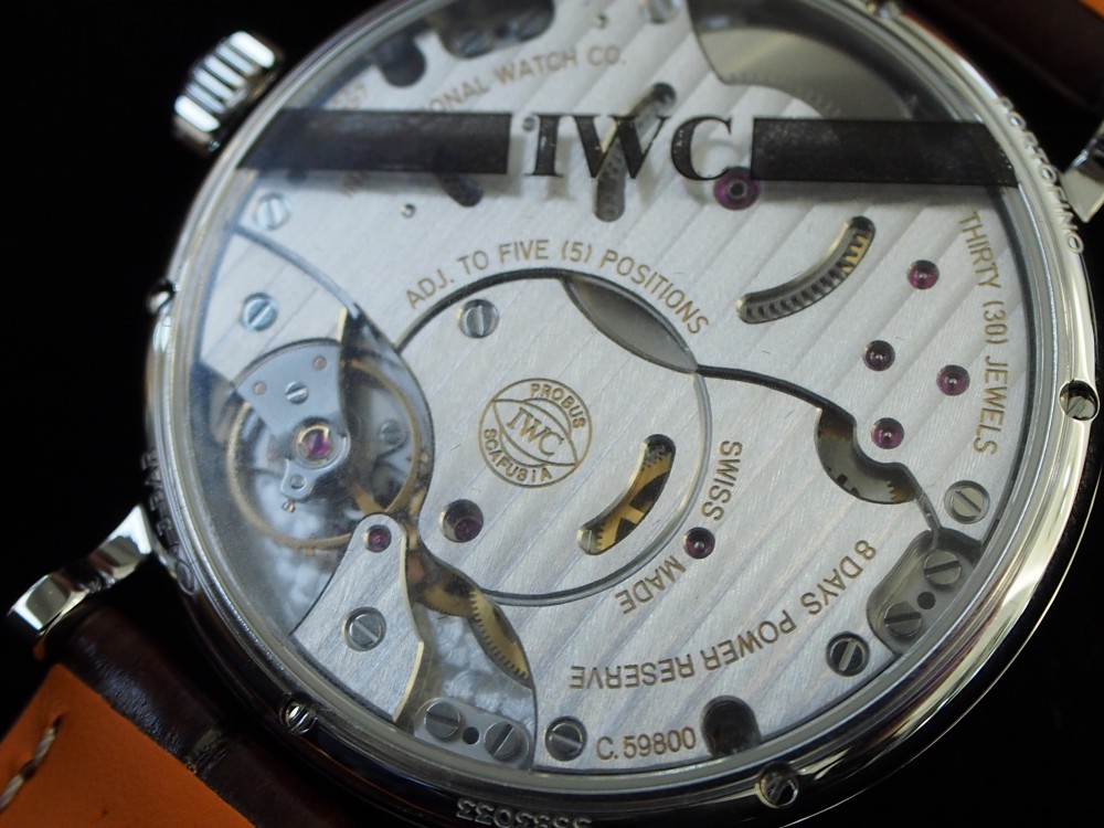 やっとのことでポートフィノの上級モデル入荷！！IWC「ポートフィノ・ハンドワインド・ムーンフェイズ（IW516401）」-IWC -P1120325