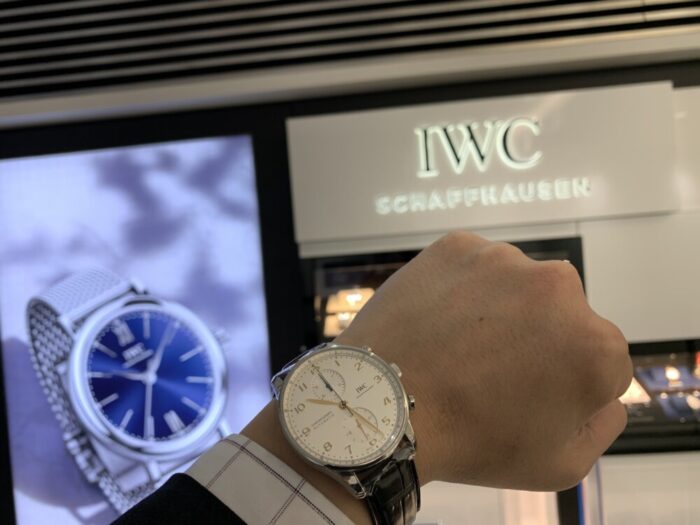 2019年12月1日発売開始の新型 IWC ポルトギーゼクロノグラフがoomiya鹿児島店にやってきた！-IWC -IMG_9921-700x525