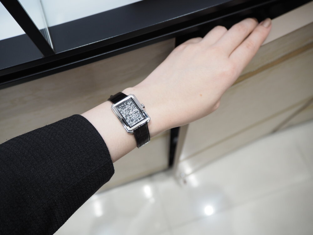 CHANEL [3年保証] シャネル レディース ボーイフレンド ネオツイード H6127 1000本限定 グレー文字盤 革ベルト クオーツ 腕時計  送料無料