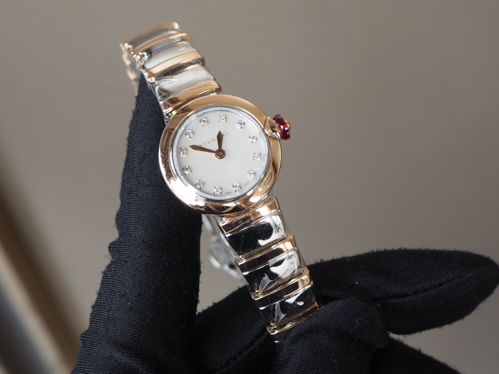 ブルガリ ピッコラ ルチェア ダイヤ 腕時計 シルバー - 腕時計(アナログ)