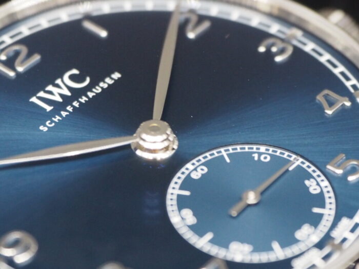 新作がようやく再入荷です。 IWC ポルトギーゼ・オートマティック40 ブルー文字盤-IWC -P8210173-700x525