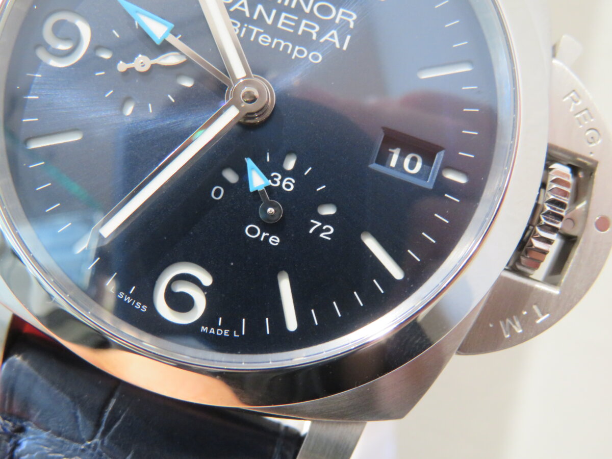 【 PANERAI 】 パワーリザーブ インジケーター搭載モデル「ルミノール BiTempo」とは？-PANERAI -IMG_0849