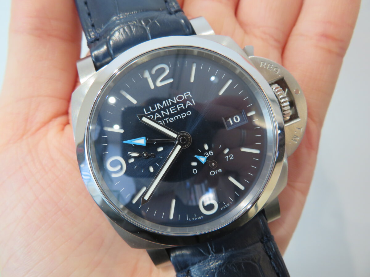 【 PANERAI 】 パワーリザーブ インジケーター搭載モデル「ルミノール BiTempo」とは？-PANERAI -IMG_0857