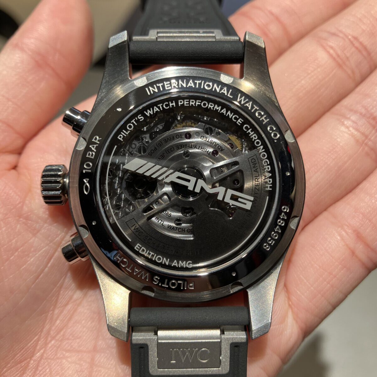 【 IWC 】 当店初入荷！「パイロット・ウォッチ・パフォーマンス・クロノグラフ 41 “AMG”」をご紹介いたします。-IWC -IMG_10551-1200x1200