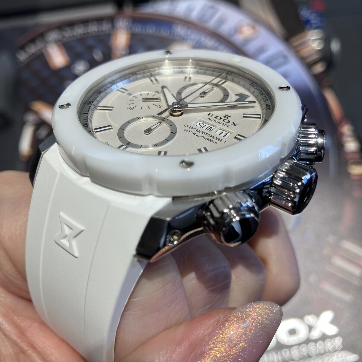 【 EDOX 】海のF１！「クロノオフショア１」から、夏らしいオールホワイトデザインをご紹介！-EDOX -IMG_1231-1200x1200