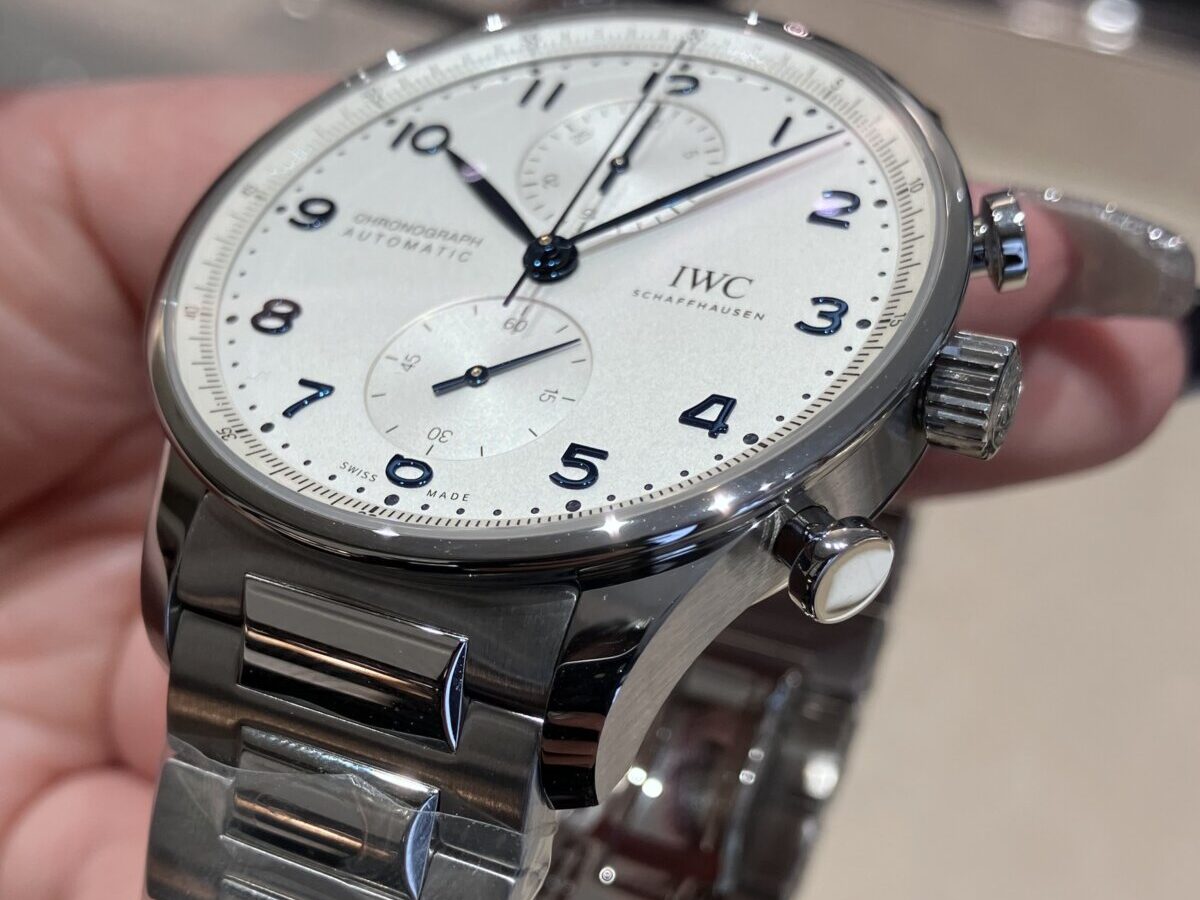 【 IWC 】 愛用時計も夏仕様に！これからの季節に大活躍「ポルトギーゼ×ラバーストラップ」とは？？-IWC -IMG_1498-edited