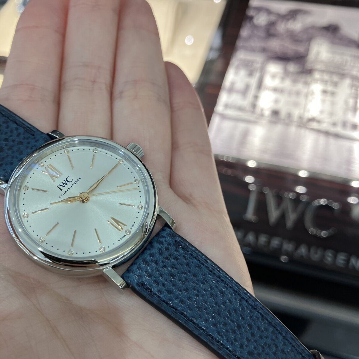 【 IWC 】一つは欲しい…上品なドレスウォッチ「ポートフィノ オートマティック34」をご紹介。-IWC -IMG_2229-1200x1200