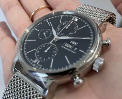 【 IWC 】1960年代のデザインを再現した「ポートフィノ・クロノグラフ」をご紹介。