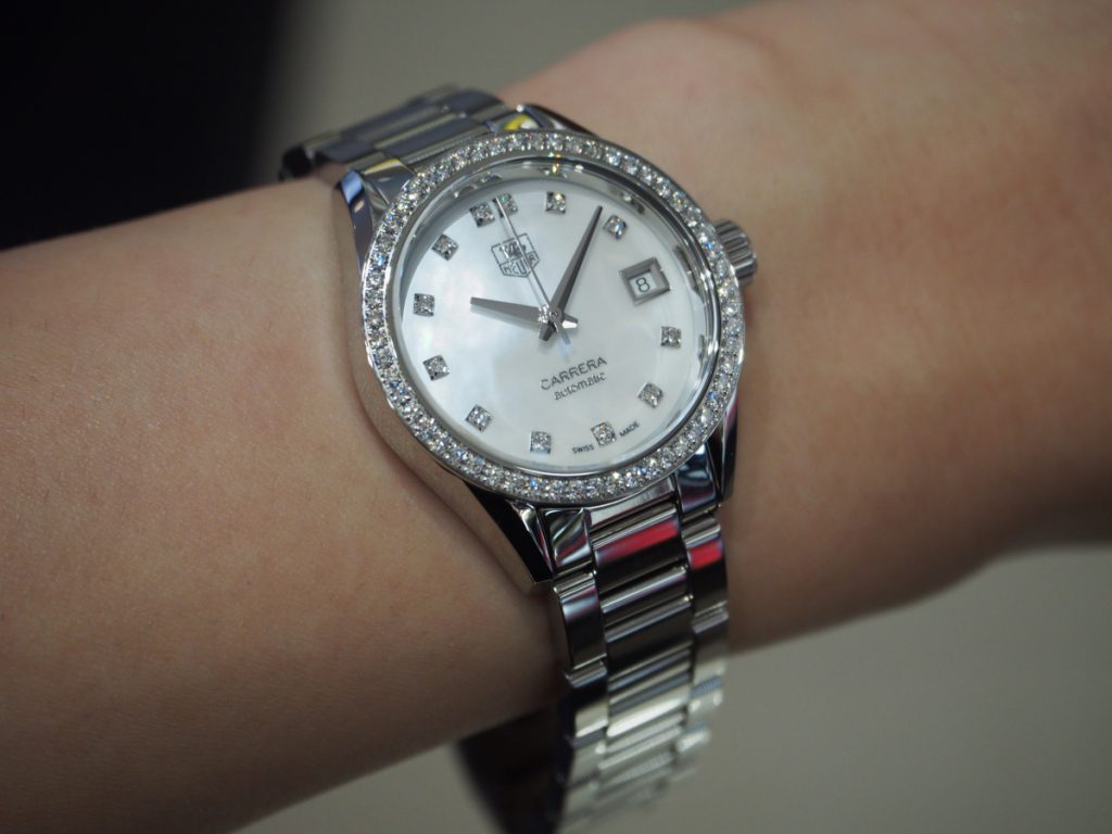 超可爱 Tag レディース高級腕時計。 ダイヤモンド カレラ（13P) Heuer 