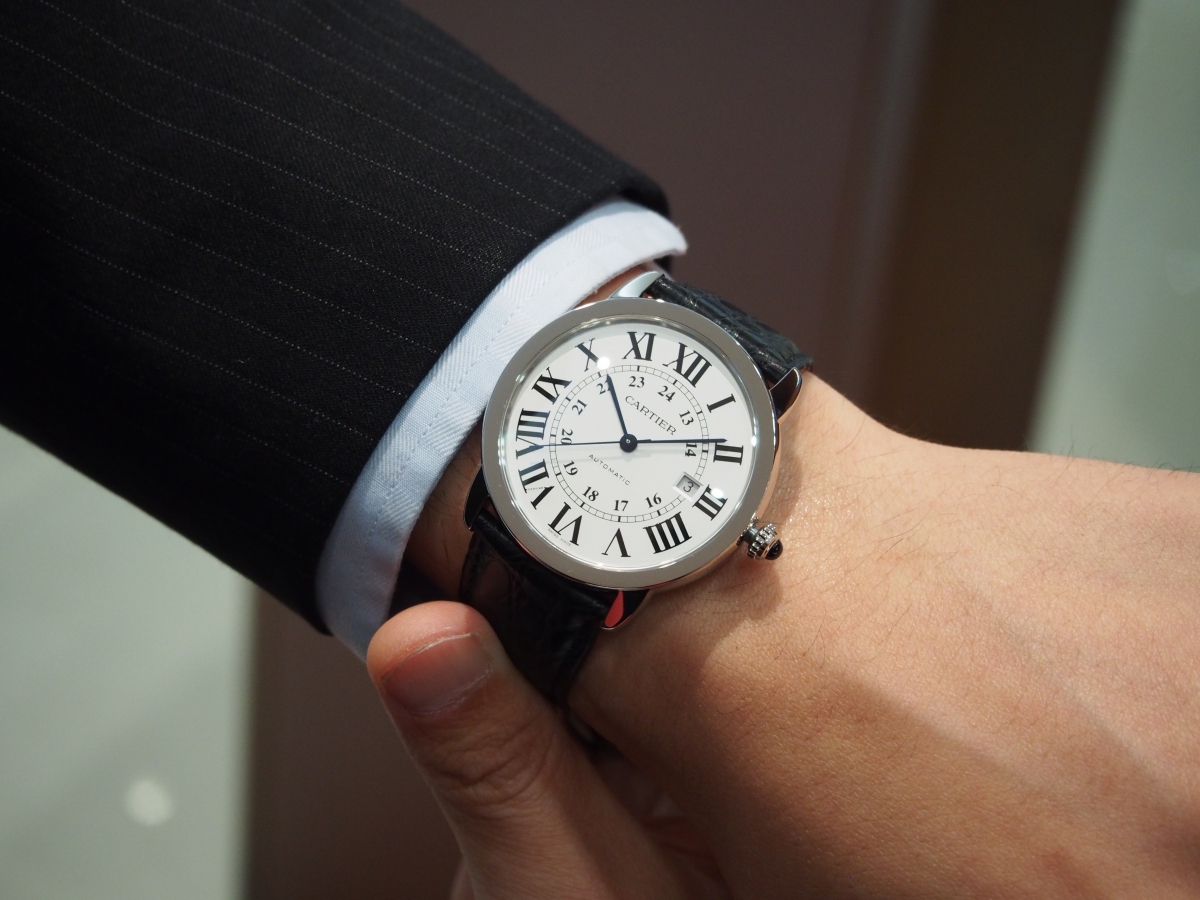 【仕上済/ベルト2色】カルティエ ロンド レディース メンズ 腕時計レディース