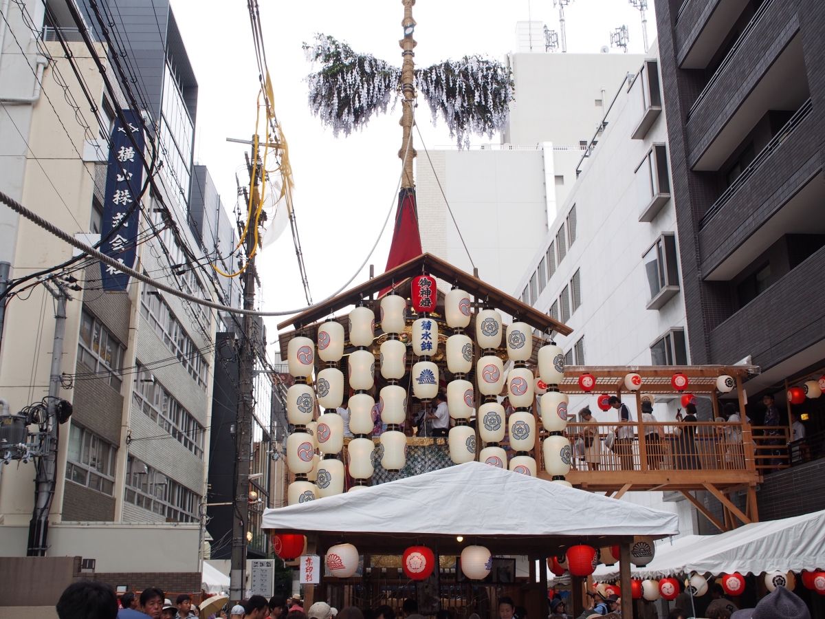 祇園祭 自転車