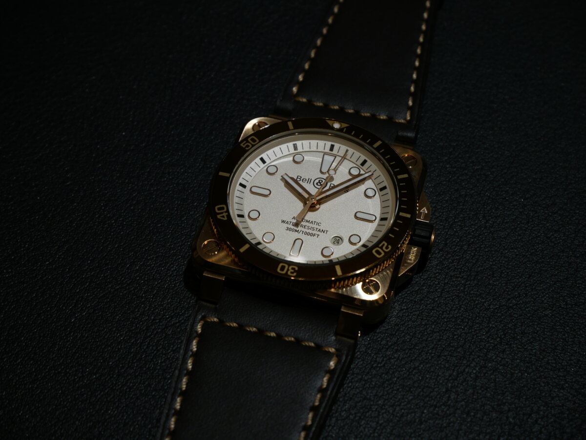 【ベル＆ロス】世界限定モデル999本「BR 03-92 DIVER WHITE BRONZE」-BELL&ROSS -P1070687