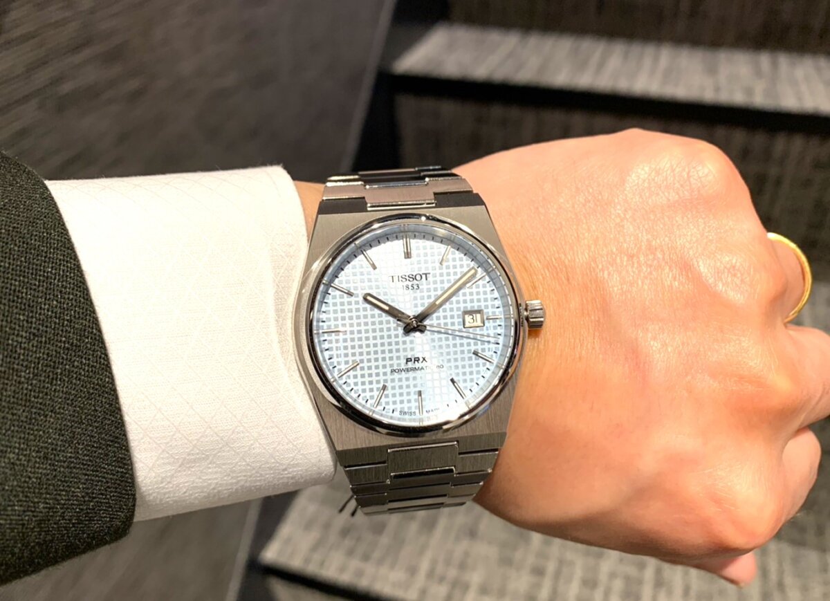 Tissot prx 35mm アイスブルー - 腕時計(アナログ)