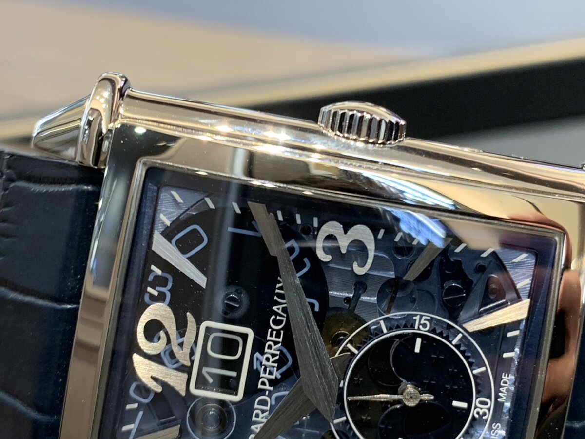 【ジラール・ぺルゴ】本気で魅せる高級機械式時計「ヴィンテージ 1945 XXL ラージデイト＆ムーンフェイズ」～ 25882-11-421-BB4A～-GIRARD-PERREGAUX -S__34963500