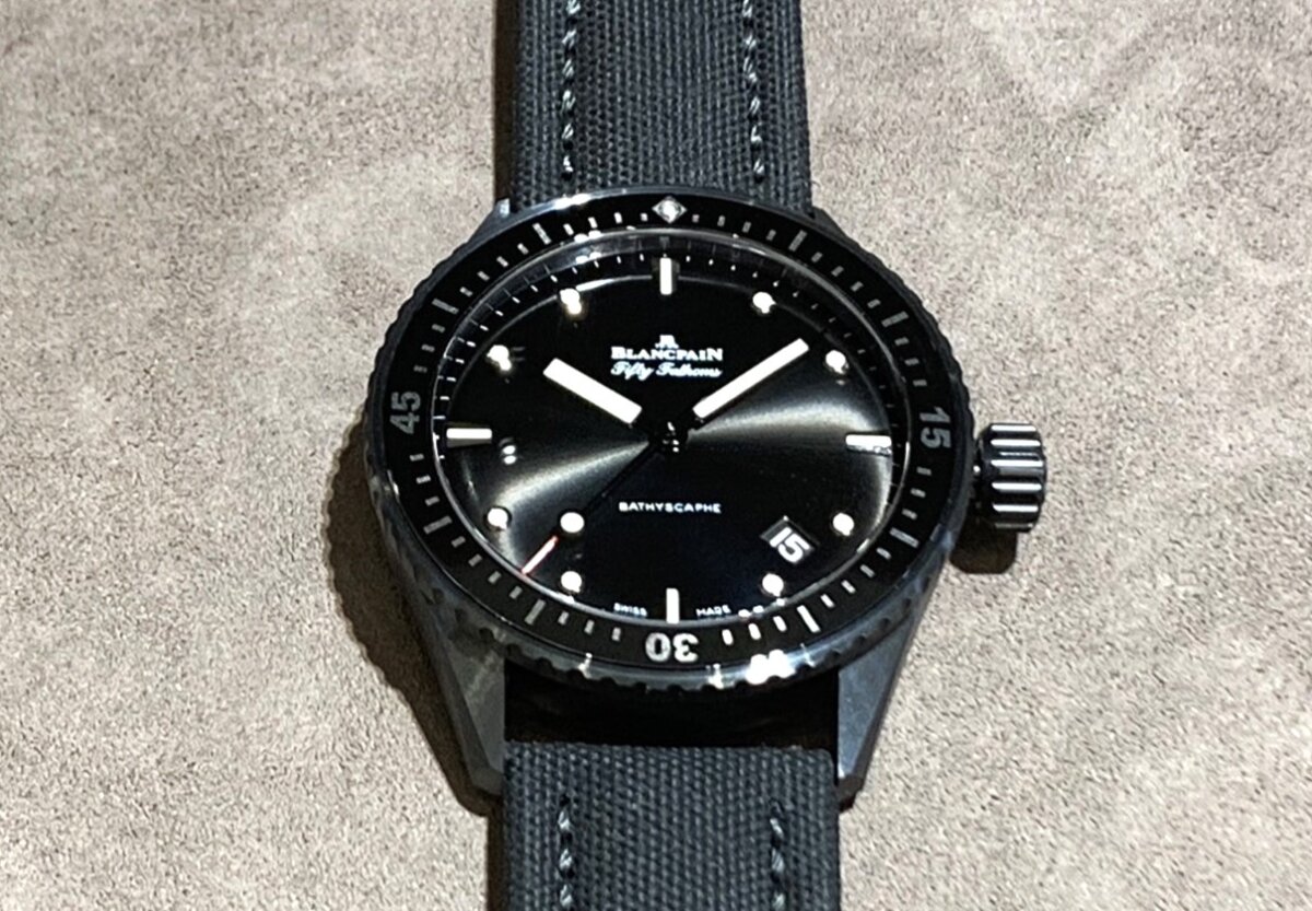 【ヒルシュ オーダーストラップ】ブランパンのバチスカーフをカジュアルでかっこよく？　-BLANCPAIN ヒルシュ オーダーストラップ -4-2