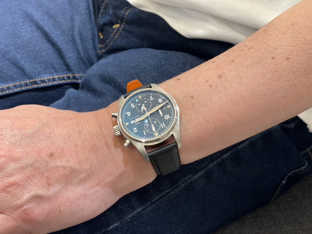 【ジャン・ルソー】オーダーストラップで気分を変えてみませんか？　～IWC パイロット・ウォッチ・クロノグラフ スピットファイア～-IWC用 IWC ジャン・ルソー オーダーストラップ -S__117587995