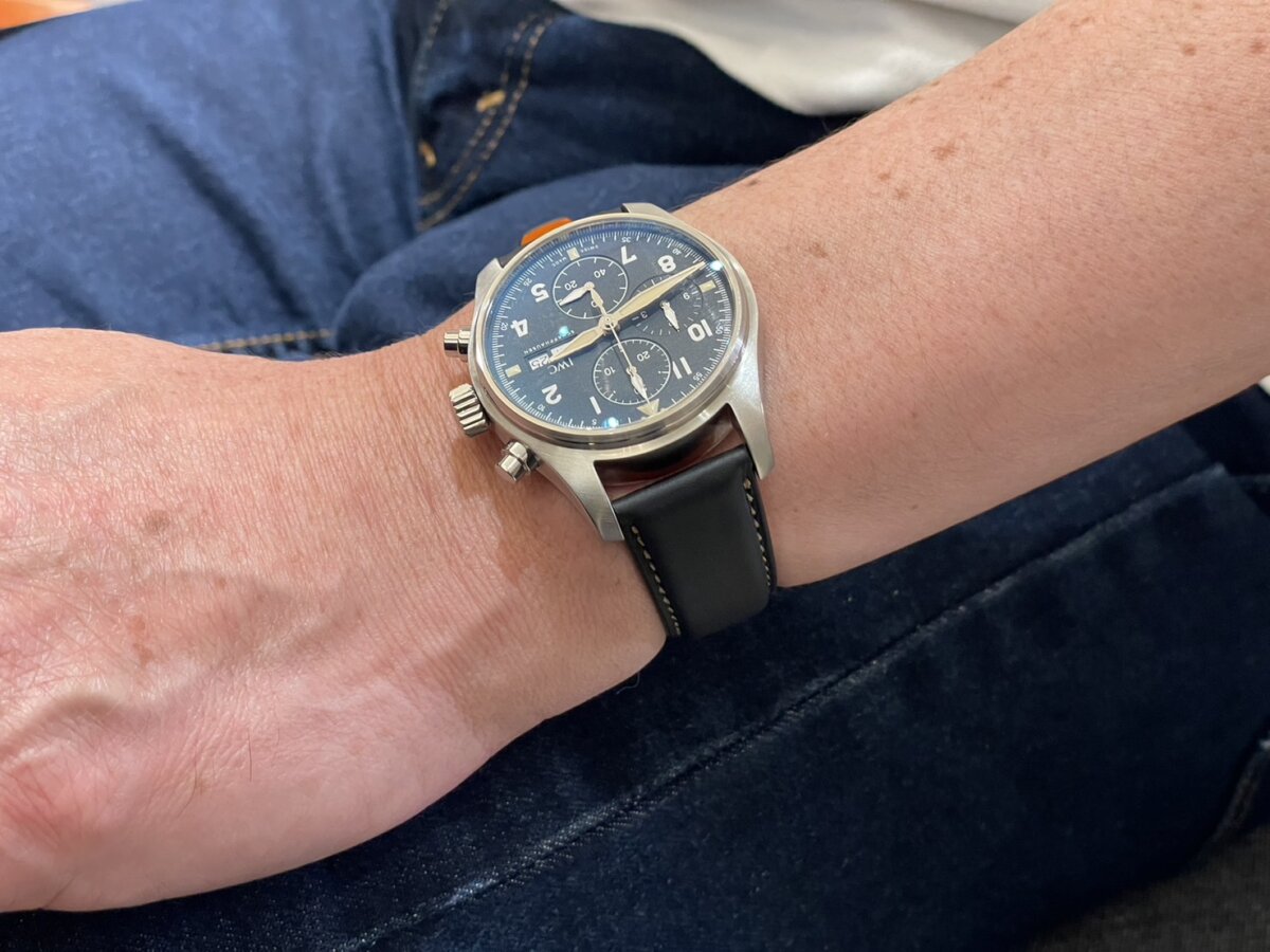 【ジャン・ルソー】オーダーストラップで気分を変えてみませんか？　～IWC パイロット・ウォッチ・クロノグラフ スピットファイア～-IWC用 IWC ジャン・ルソー オーダーストラップ -S__117587998