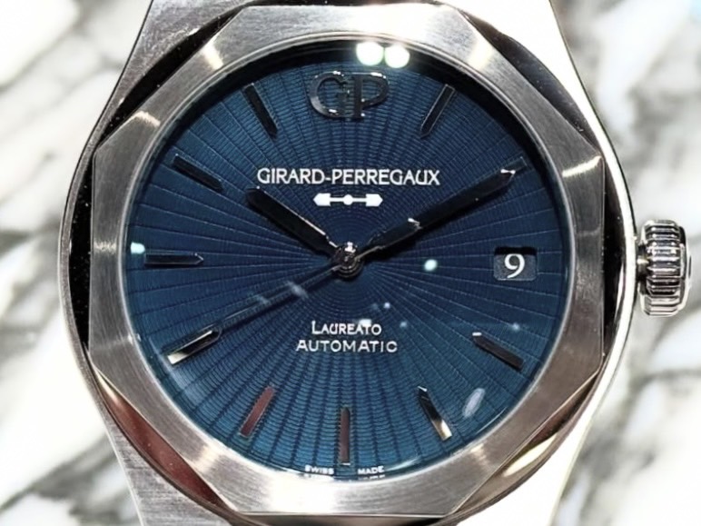 【ジラール・ペルゴ】ロレアート藍色文字盤の魅力：時を刻む美しいアートピース-GIRARD-PERREGAUX -S__128229427_0