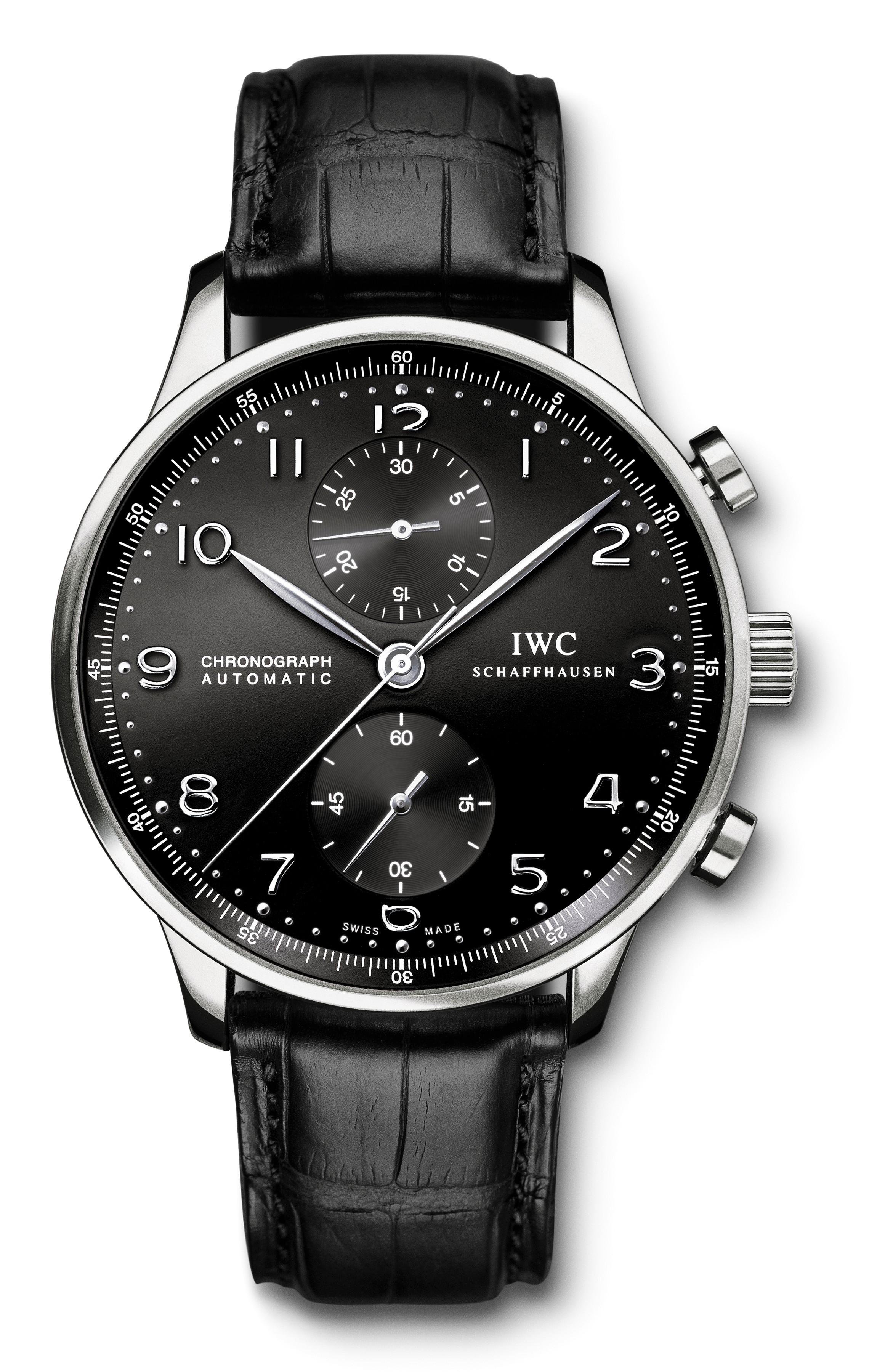 本日の入荷商品 IWC ポルトギーゼ・クロノグラフ ブラック文字盤 IW371447