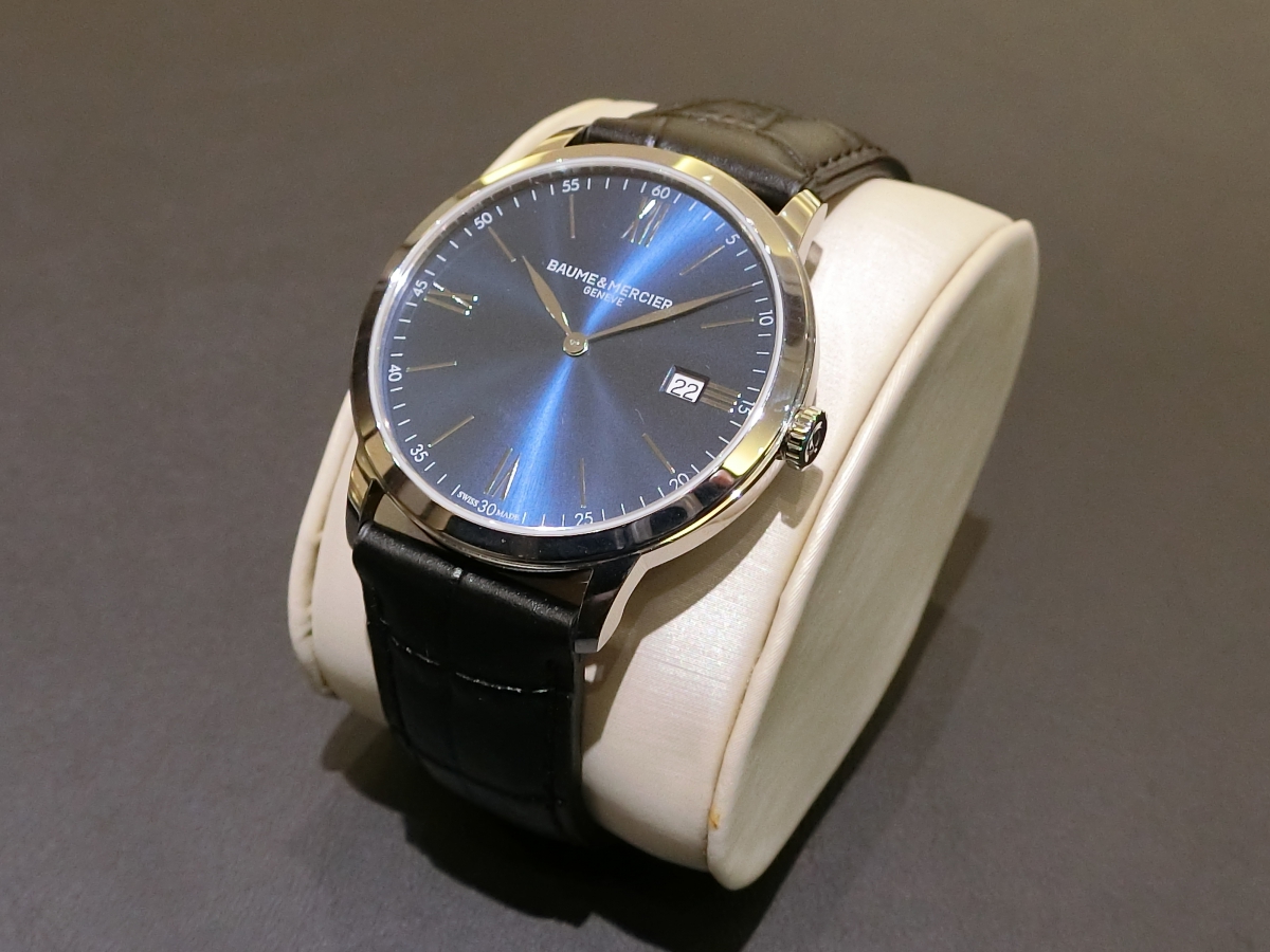 ボーム&メルシェ Baume & Mercier M0A10324 ブルー メンズ 腕時計