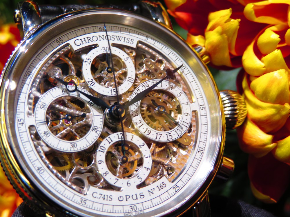 芸術的な古典技法を施したスケルトン装飾!シリウスクロノグラフスケルトン - CHRONOSWISS 