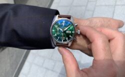 <2021年新作>IWCパイロット・ウォッチ・クロノグラフ41からグリーン文字盤が発売！！