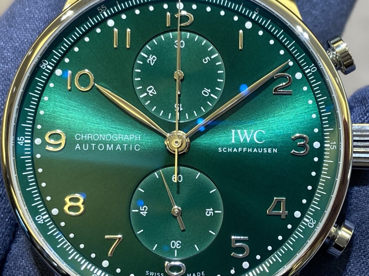 IWC ポルトギーゼ・クロノグラフ　レーシング・グリーンが入荷しました（IW371615) - IWC 