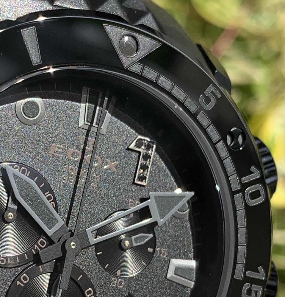 EDOX  日本限定モデル　THE BLACK  クロノオフショア1 クロノグラフ　 - EDOX 