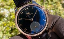 【IWC】注目の新作！金無垢に黒文字盤はシンプルにカッコイイ！！「ポルトギーゼ・オートマティック40」（IW358401）