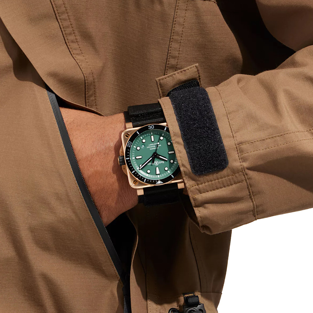 育てるダイバーズウォッチ？？/BR03 DIVER Black＆Green～ベル＆ロス～ - Bell＆Ross 