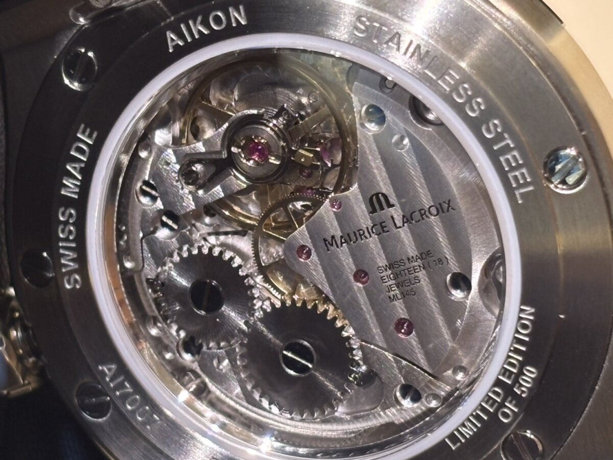 12月1日解禁！！【モーリス・ラクロア】『AIKON MANUAL CLUB JAPAN EDITION 39mm』実機レビュー&徹底解説！ - MAURICE LACROIX 