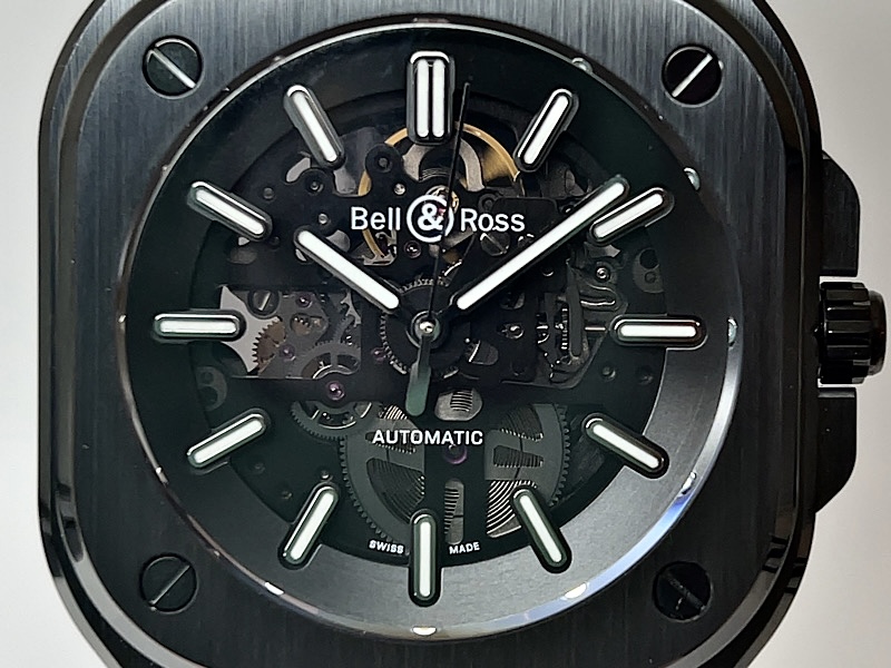 ブラックセラミックに覆われたスケルトンダイアルの魅力？BR05-SKELETON BLACK CERAMIC (BR05A-BL-SKECE/SCE)～ベル＆ロス～ - Bell＆Ross 