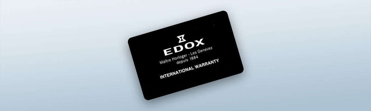 【EDOX】は、アフターサービスが充実・安心です！ - EDOX 