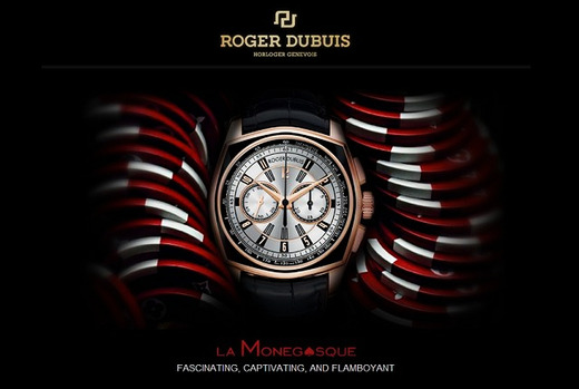 ROGER DUBUIS 本国HPリニューアル