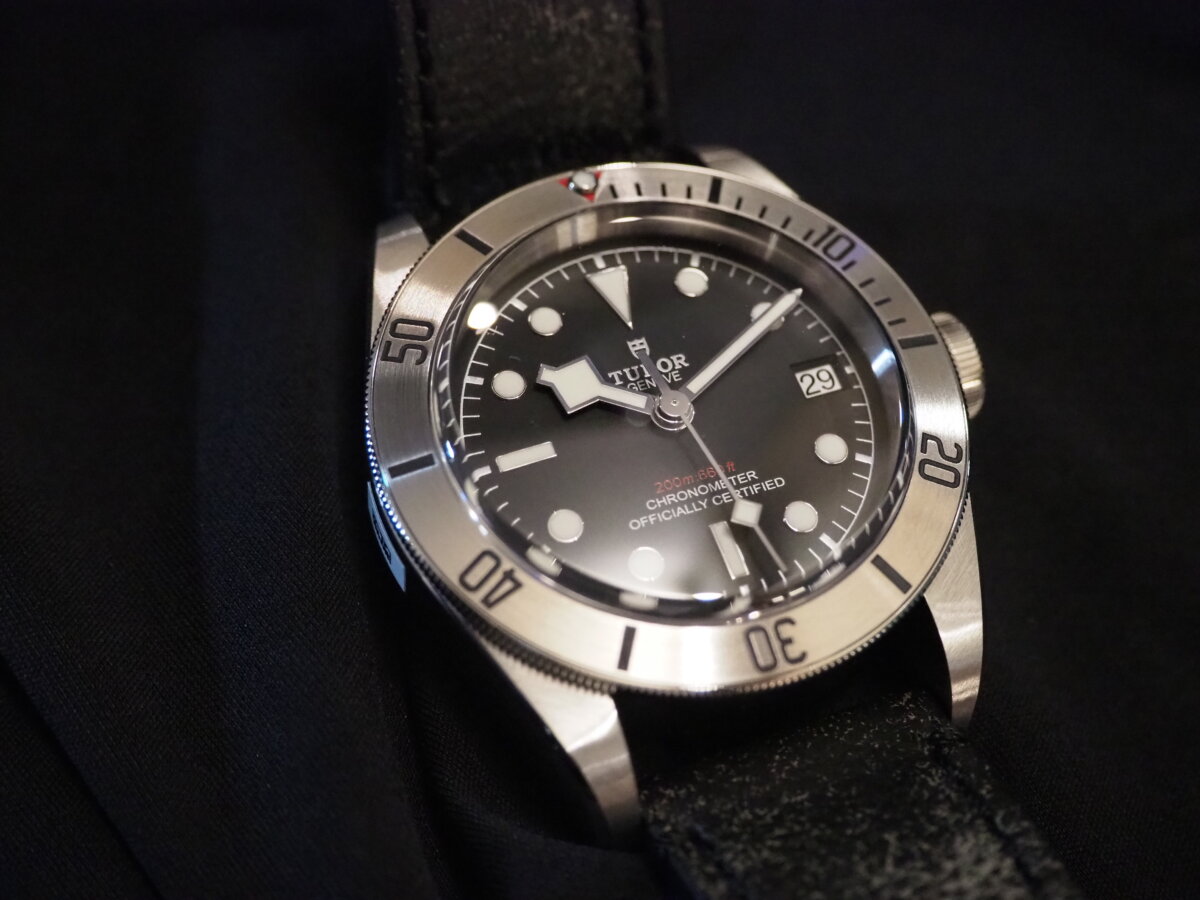 tudor ブラックベイスチール - メンズ