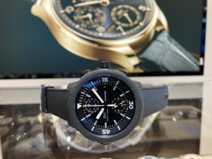 【IWC】マットブラックのダイバーズウォッチをお探しの方に【アクアタイマー・クロノグラフ “ガラパゴス・アイランド”】【IW379502】