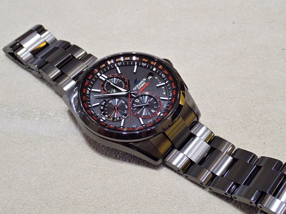 ブリーフィング×オシアナス限定腕時計 OCW-T2610BR-1AJR付属ポーチ