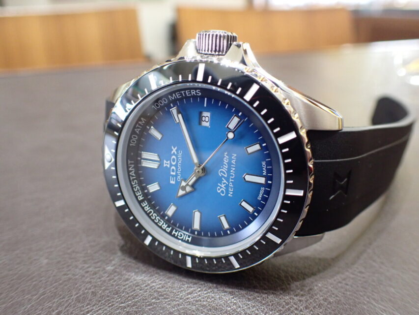 エドックス スカイダイバー ネプチュニアン 国内正規品 美品 - 時計