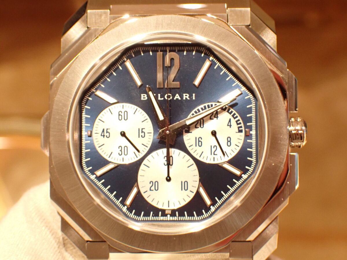 【ブルガリ】デザインと機能の融合　オクトフィニッシモクロノグラフGMT - BVLGARI 