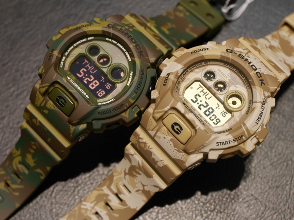 カシオジーショック カモフラージュ 腕時計 GD-X6900MC デザートカモ-