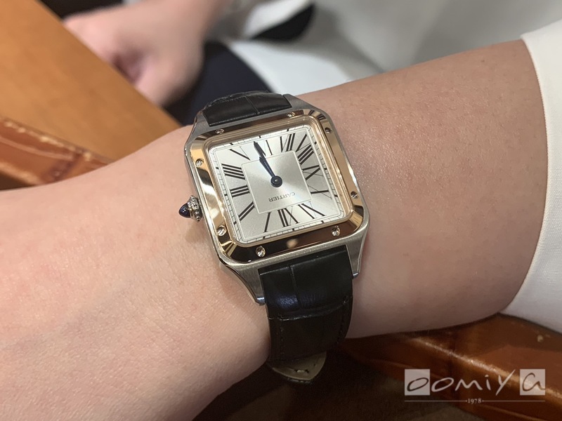 Cartier クロコ レザーベルト ブラウン カリブルドゥカルティエ 38mm 