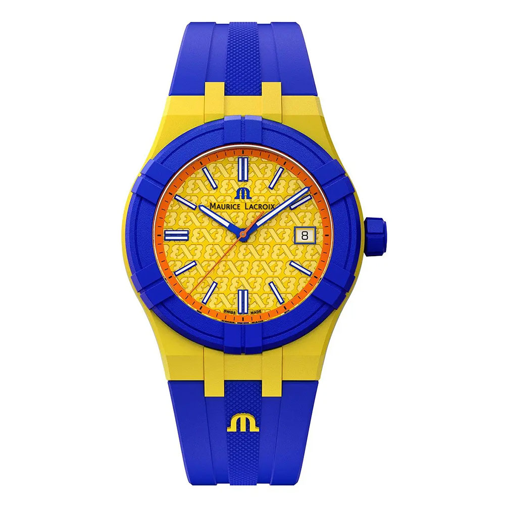 モーリスラクロア MAURICE LACROIX 腕時計 メンズ AI2008-00YZ1-000-0 アイコン タイド スペシャルエディション クオーツ シルバーxホワイト アナログ表示