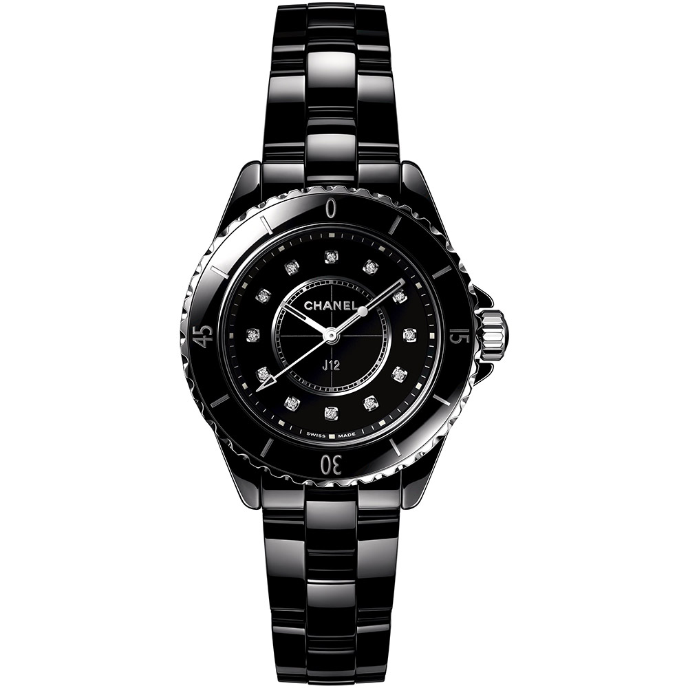 J12 33mm H5701 ブラック クォーツ シャネル Chanel