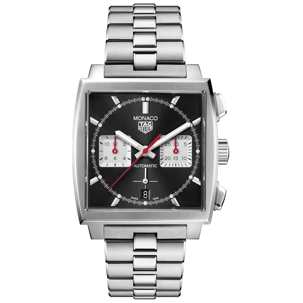 モナコ キャリバーホイヤー02 クロノグラフ Ref.CBL2113.BA0644 品 メンズ 腕時計