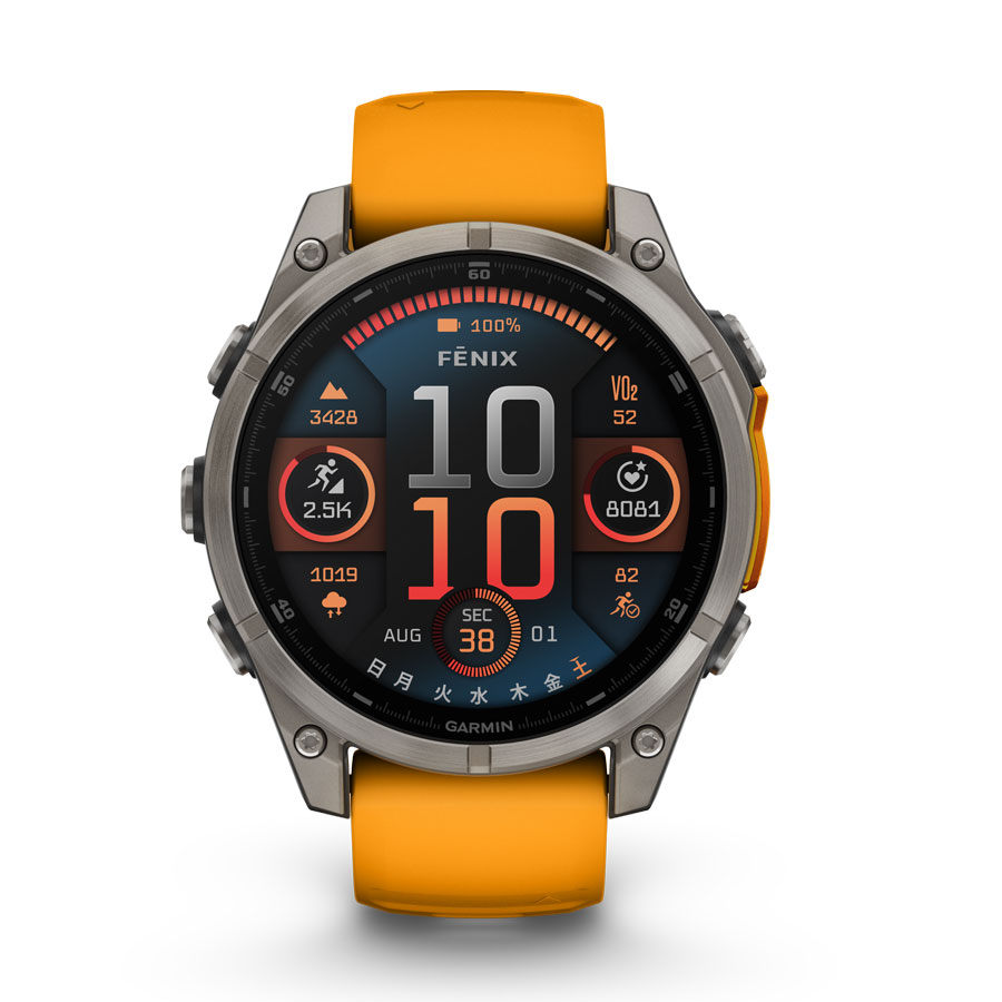 fēnix 8 Sapphire AMOLED 47mm Ti / Orange