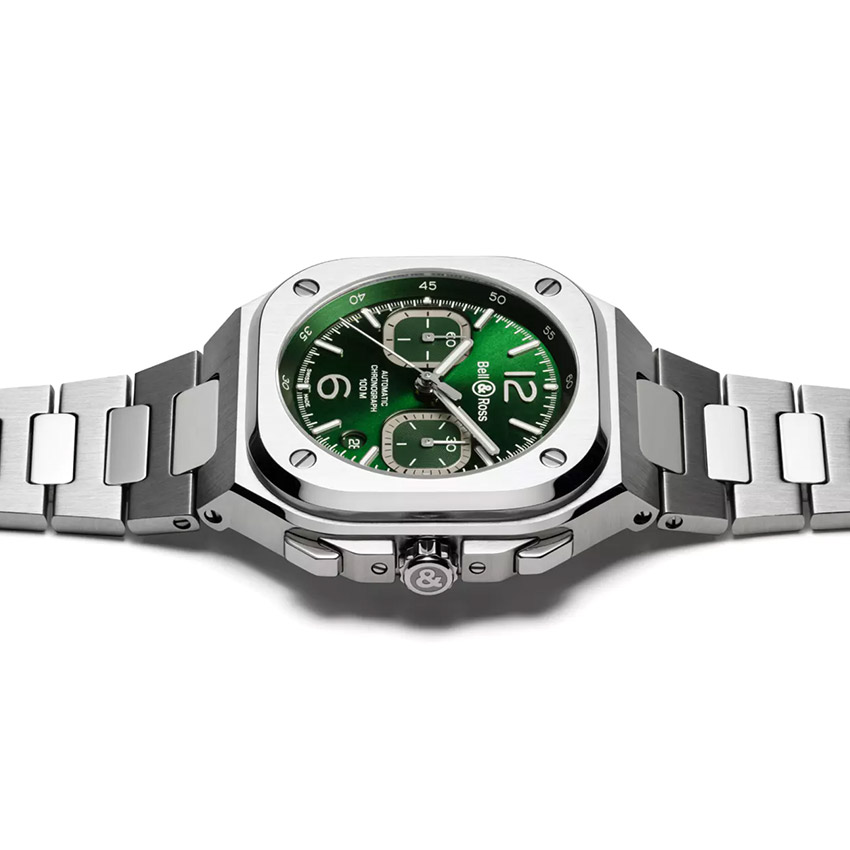 ベル＆ロス｜BR 05 CHRONO GREEN STEEL - BR05C-GN-ST/SST