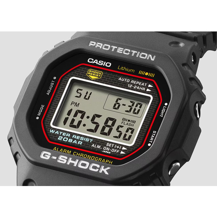 ジー・ショック｜初代G-SHOCK 復刻モデル - DW-5000R-1AJF