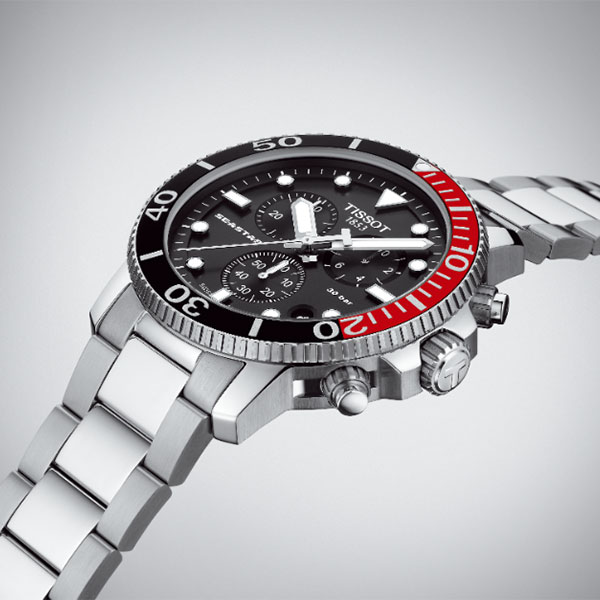 ティソ シースター1000クロノグラフ メンズ腕時計