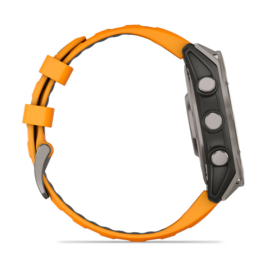 ガーミン｜fēnix 8 Sapphire AMOLED 47mm Ti / Orange - 010-02904-17